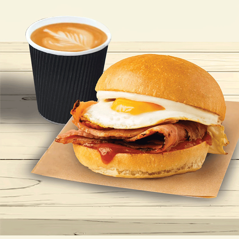 Bacon Egg Roll and Coffee - Atila Cafe Tips For Creating A Minimalist Wardrobe Effortlessly